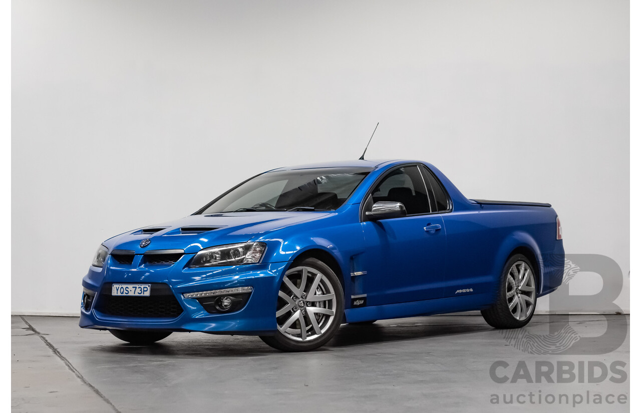 6/2010 Holden HSV Maloo GXP E2 SERIES Utility Voodoo Blue V8 6.2L