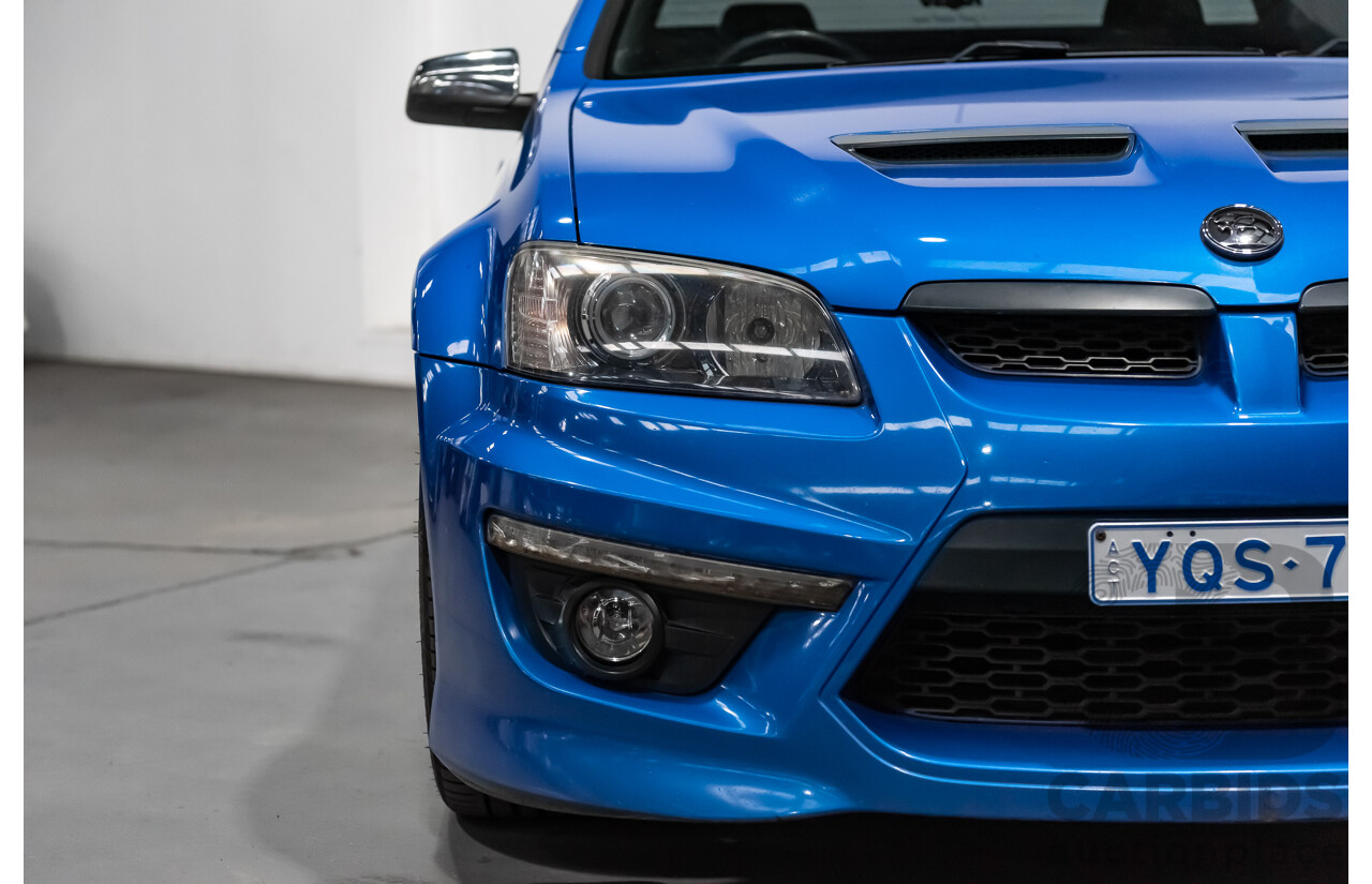 6/2010 Holden HSV Maloo GXP E2 SERIES Utility Voodoo Blue V8 6.2L