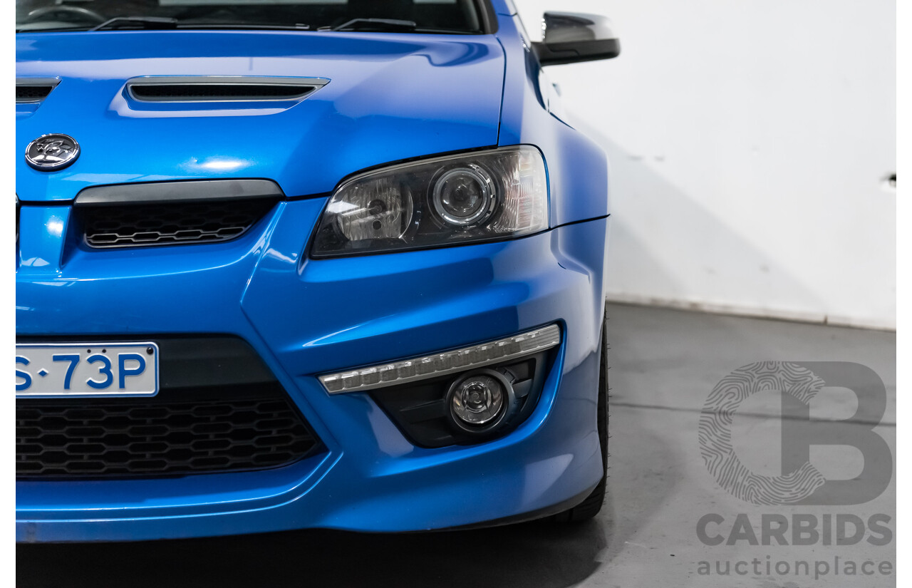 6/2010 Holden HSV Maloo GXP E2 SERIES Utility Voodoo Blue V8 6.2L