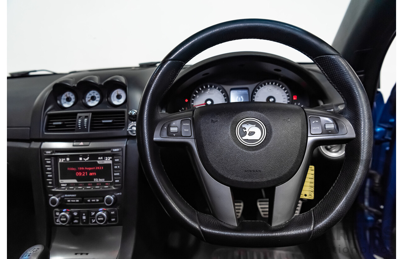 6/2010 Holden HSV Maloo GXP E2 SERIES Utility Voodoo Blue V8 6.2L