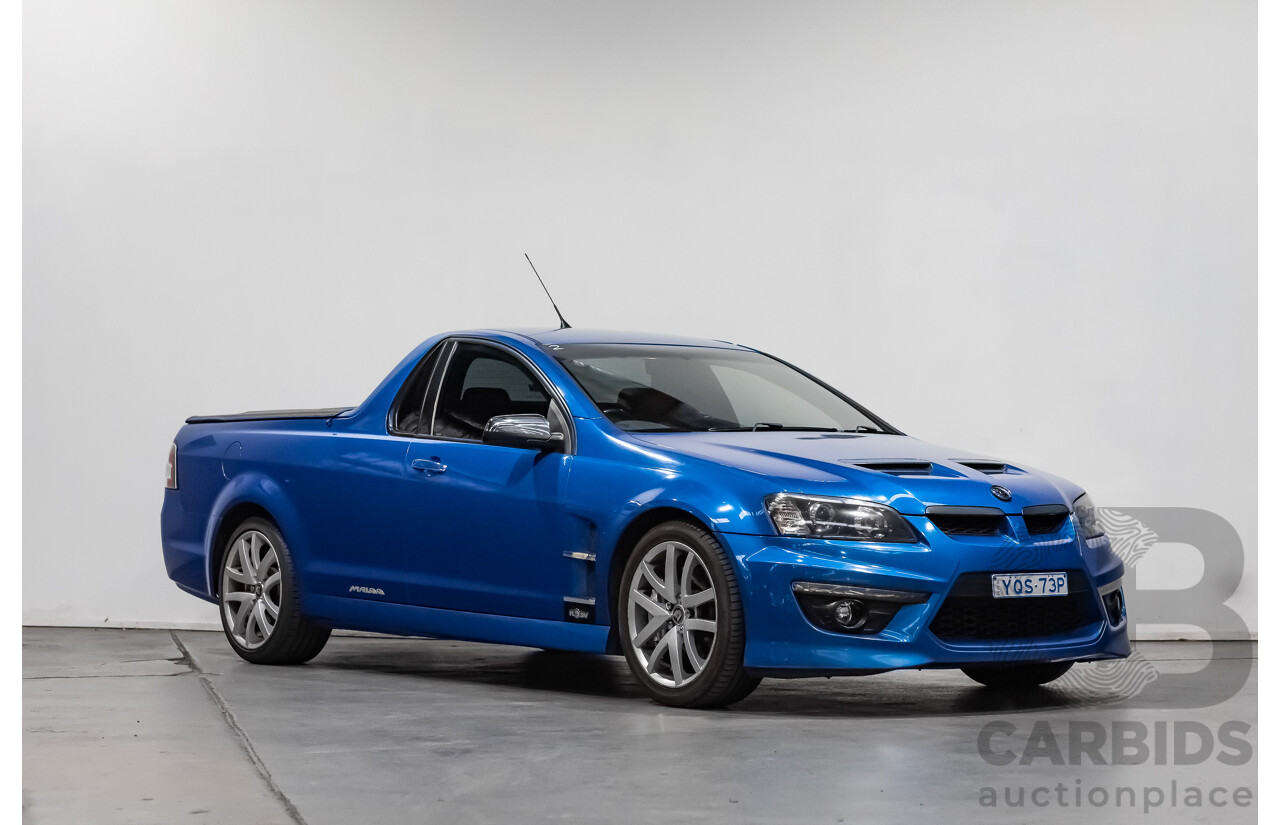 6/2010 Holden HSV Maloo GXP E2 SERIES Utility Voodoo Blue V8 6.2L