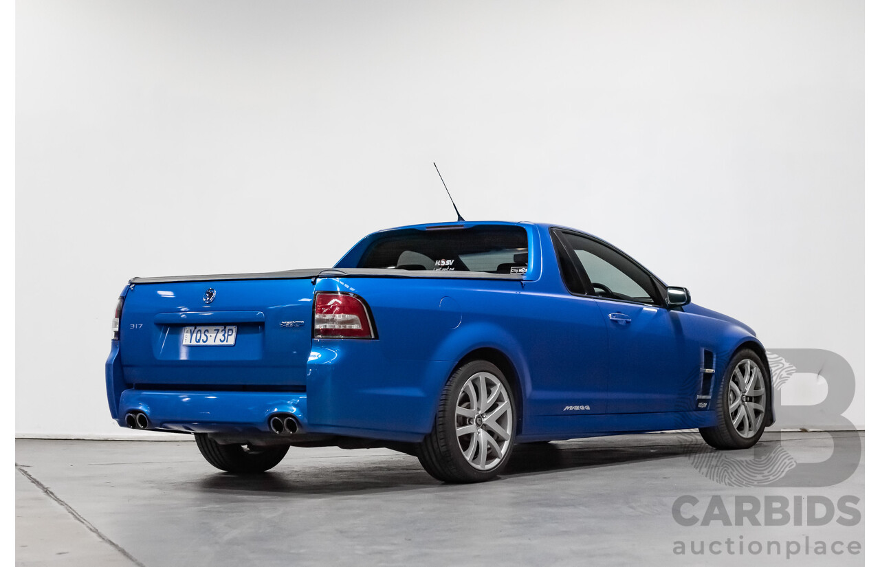 6/2010 Holden HSV Maloo GXP E2 SERIES Utility Voodoo Blue V8 6.2L