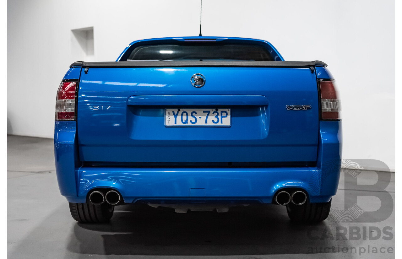 6/2010 Holden HSV Maloo GXP E2 SERIES Utility Voodoo Blue V8 6.2L