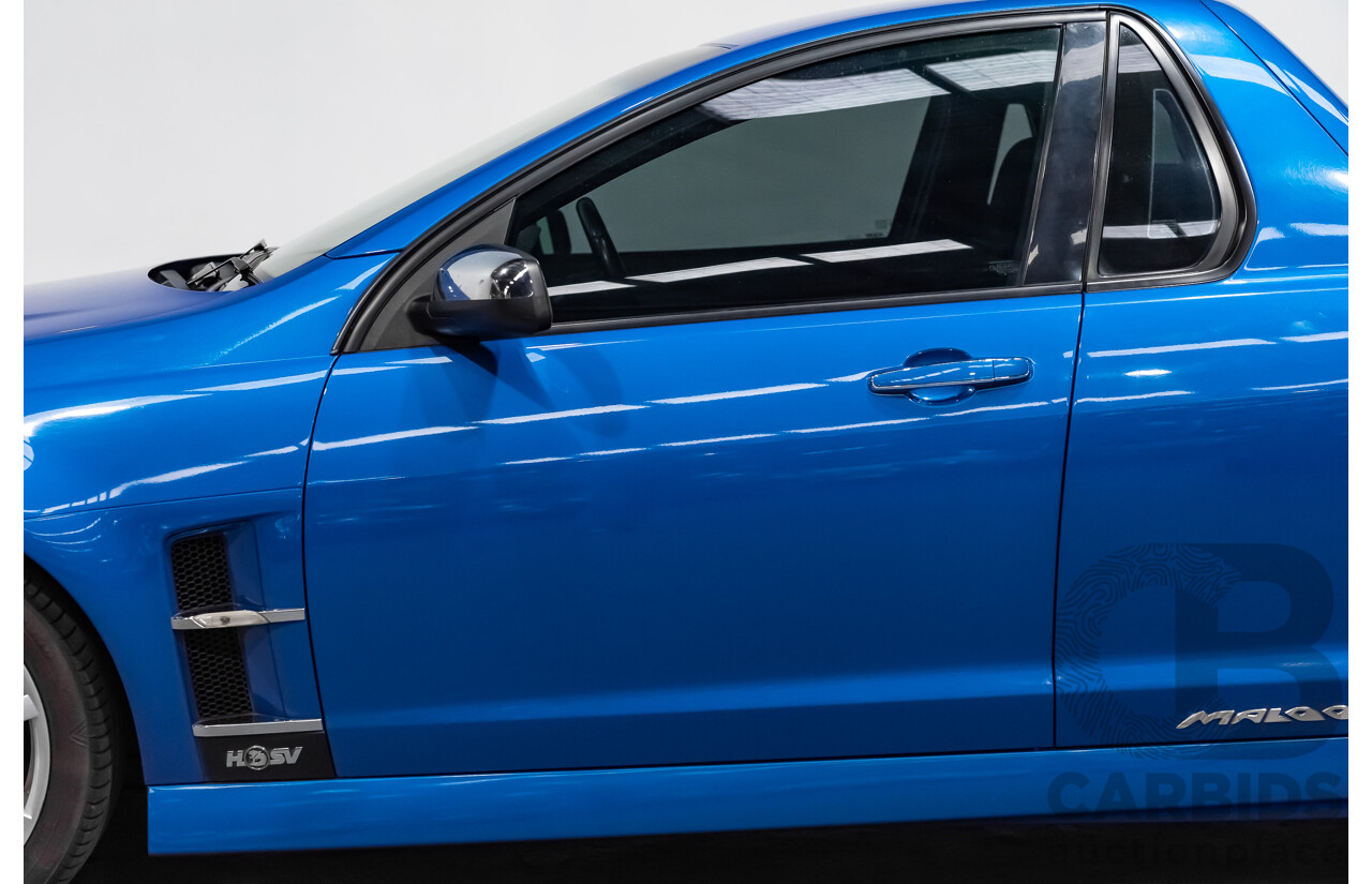 6/2010 Holden HSV Maloo GXP E2 SERIES Utility Voodoo Blue V8 6.2L