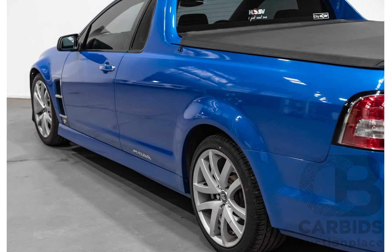 6/2010 Holden HSV Maloo GXP E2 SERIES Utility Voodoo Blue V8 6.2L