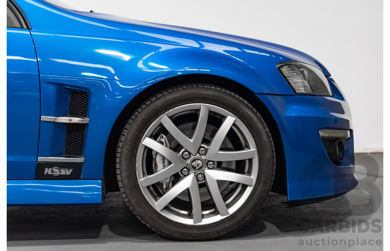 6/2010 Holden HSV Maloo GXP E2 SERIES Utility Voodoo Blue V8 6.2L