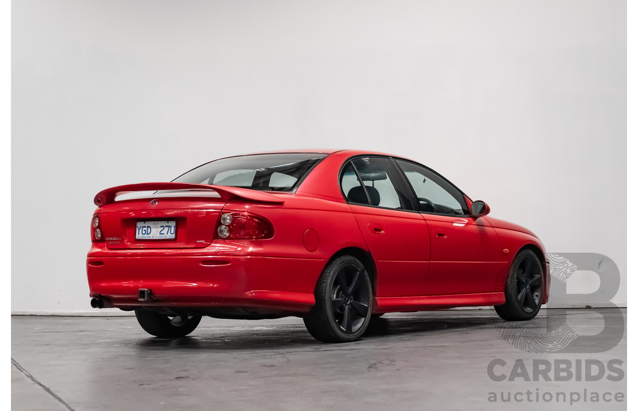 8/2002 Holden Commodore SS VXII 4d Sedan Red V8 5.7L