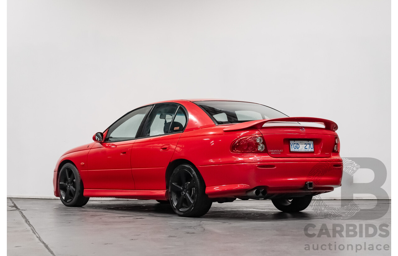 8/2002 Holden Commodore SS VXII 4d Sedan Red V8 5.7L