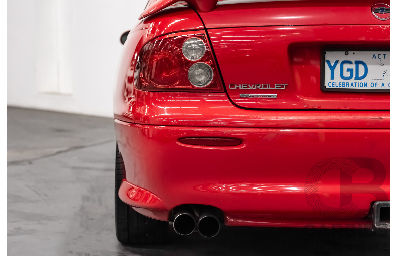 8/2002 Holden Commodore SS VXII 4d Sedan Red V8 5.7L