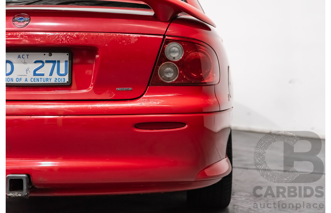 8/2002 Holden Commodore SS VXII 4d Sedan Red V8 5.7L