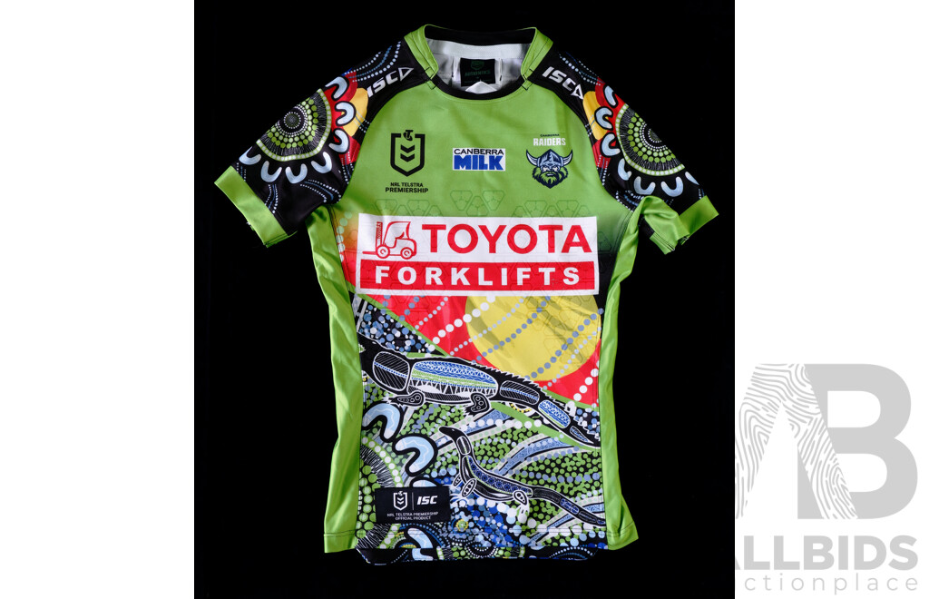 Jack Wighton #303 Personally Signed Indigenous Jersey and Underground Spirits 40th Anniversary Gin - Special Edition 15/40