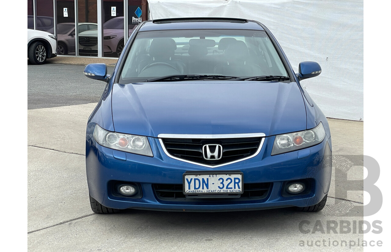 1/2005 Honda Accord EURO Luxury  4d Sedan Blue 2.4L