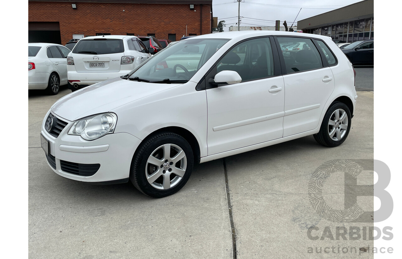 3/2009 Volkswagen Polo Pacific TDI 9N MY08 UPGRADE 5d Hatchback White 1.9L