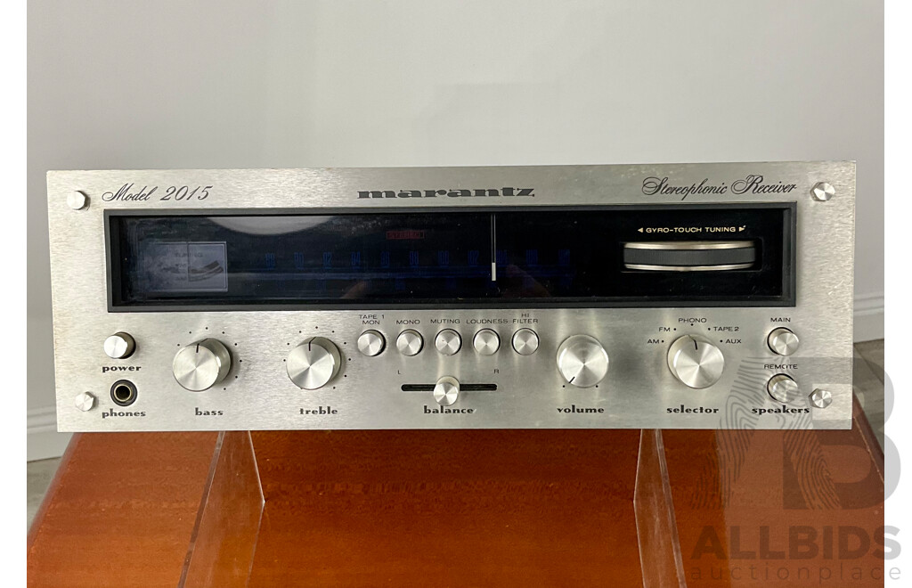 Marantz Stereophonic Receiver, Model 2015