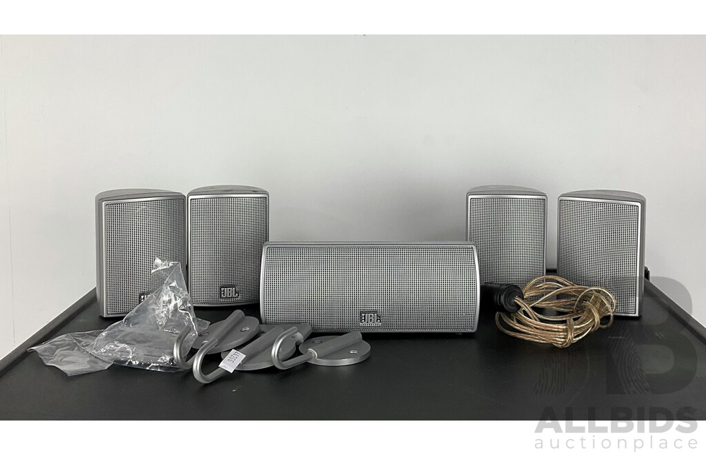 JBL Surround Sound Speakers with Attachments