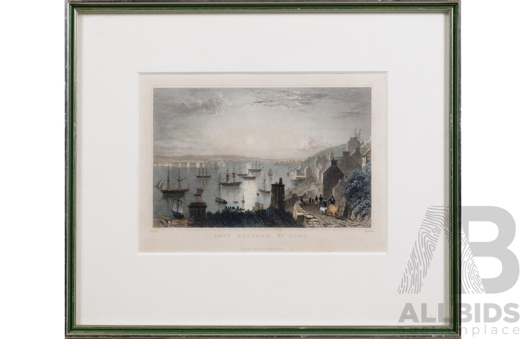 Quantity of British Engravings Including Canterbury Cathedral; Windsor Castle From Bishopsgate & the Cove of Cork