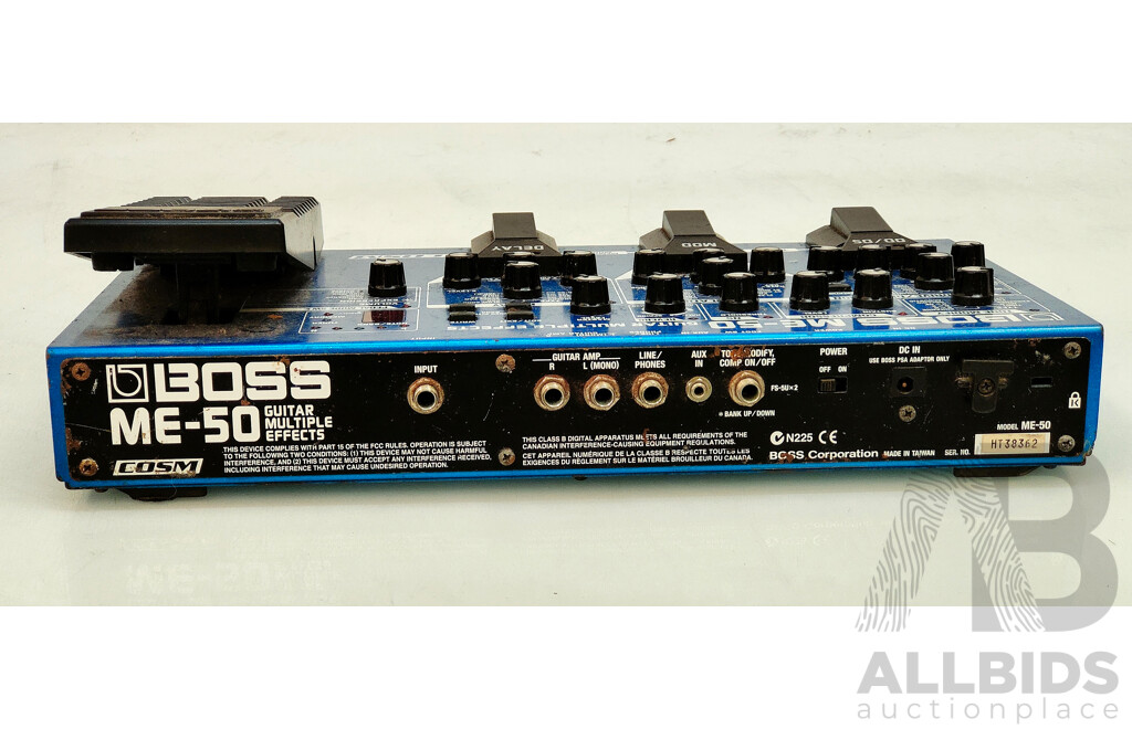 BOSS ME-50 Multiple Effects Pedal for Guitar
