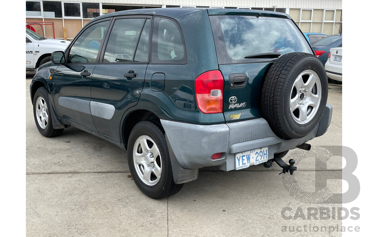 3/2002 Toyota Rav4 EDGE (4x4) ACA21R 4d Wagon Green 2.0L