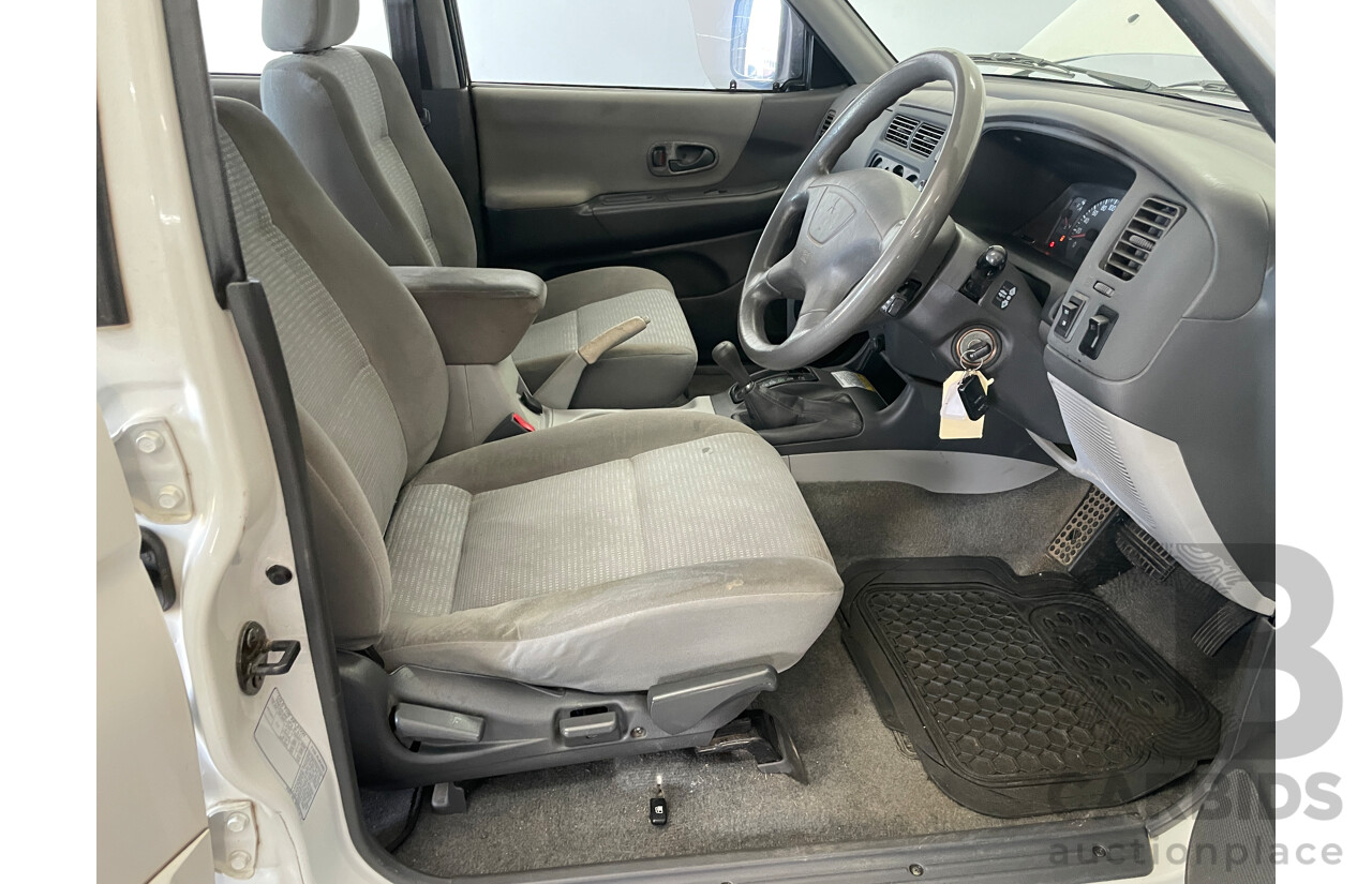 5/2003 Mitsubishi Challenger (4x4) PA-MY03 4d Wagon White 3.0L