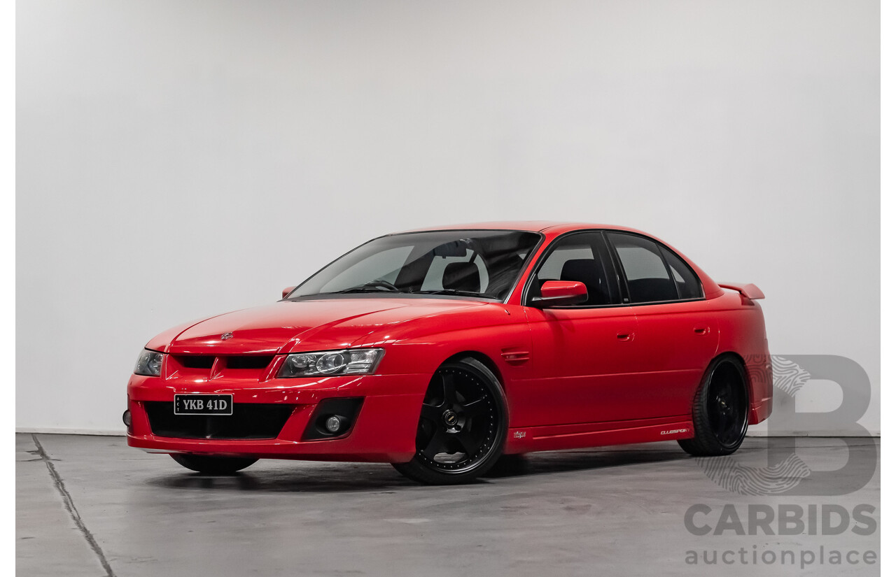 7/2005 Holden HSV Clubsport VZ SERIES 4d Sedan Red V8 6.0L