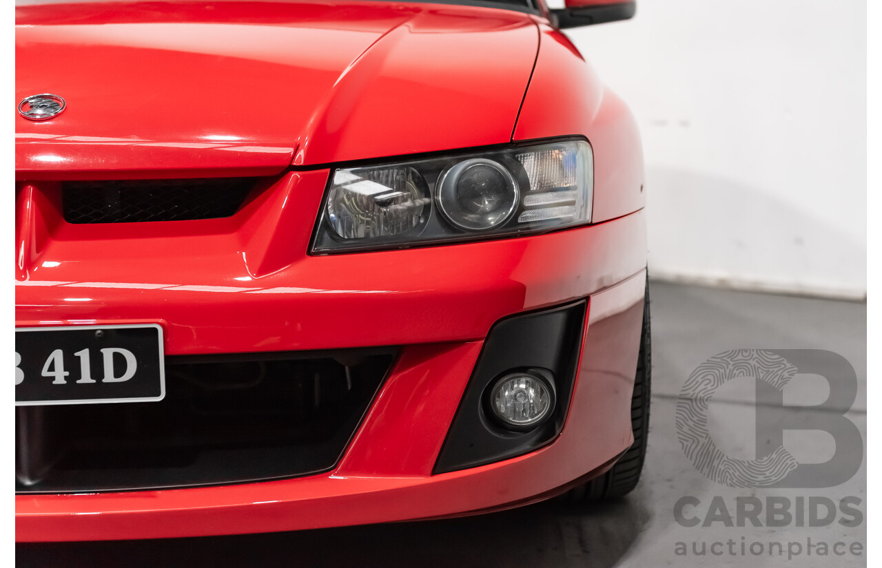 7/2005 Holden HSV Clubsport VZ SERIES 4d Sedan Red V8 6.0L