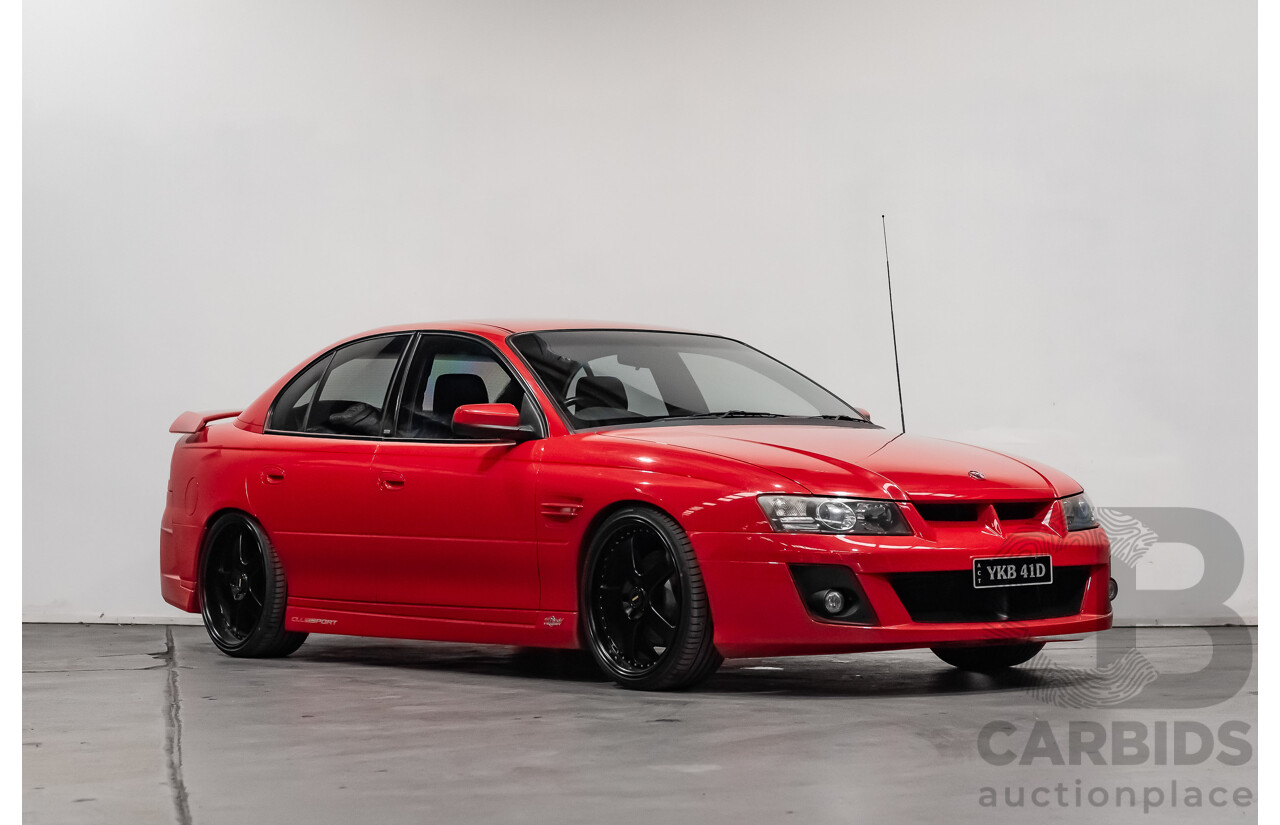 7/2005 Holden HSV Clubsport VZ SERIES 4d Sedan Red V8 6.0L