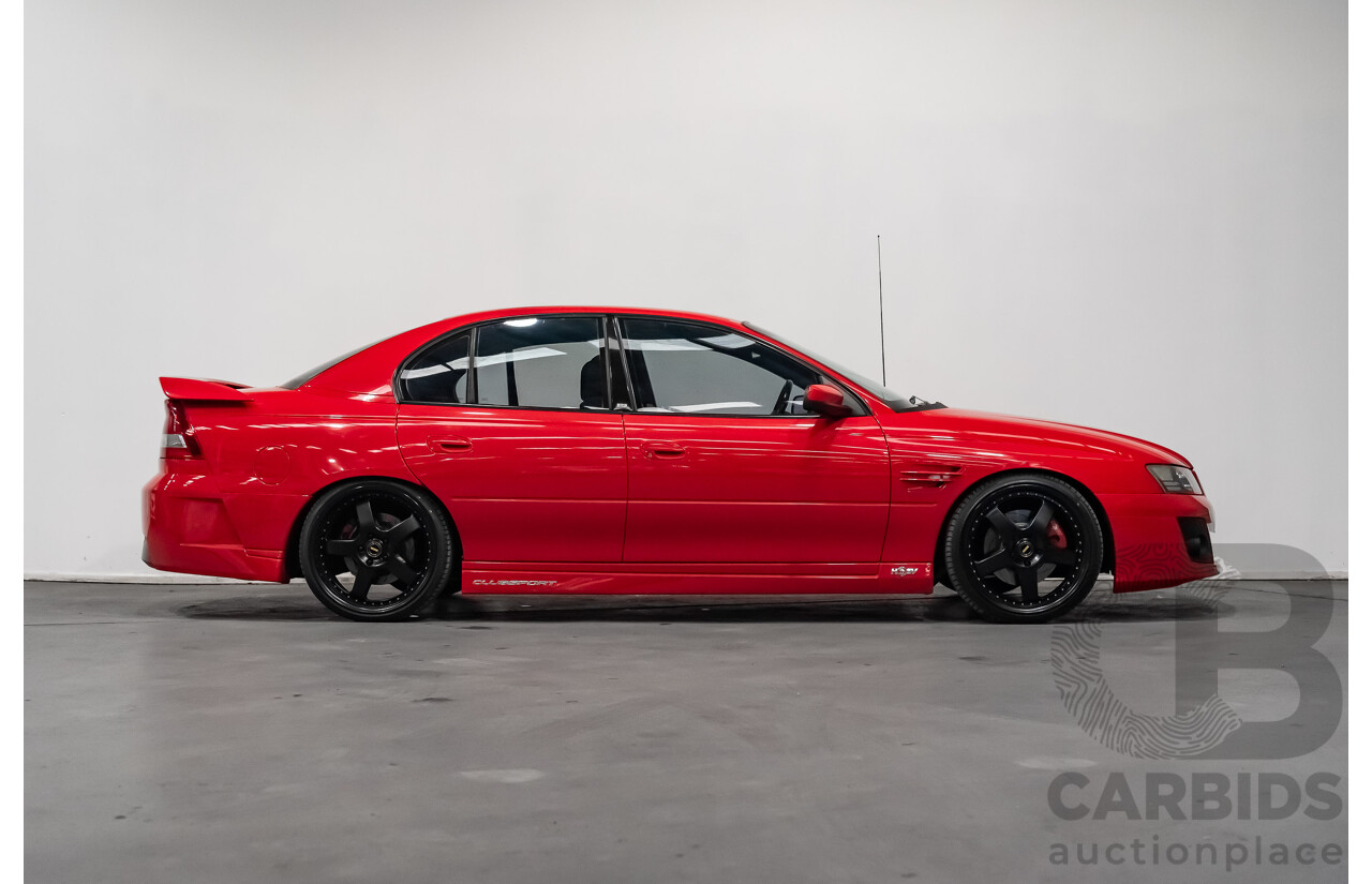 7/2005 Holden HSV Clubsport VZ SERIES 4d Sedan Red V8 6.0L