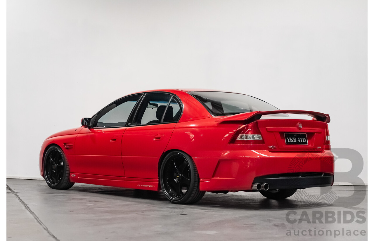 7/2005 Holden HSV Clubsport VZ SERIES 4d Sedan Red V8 6.0L