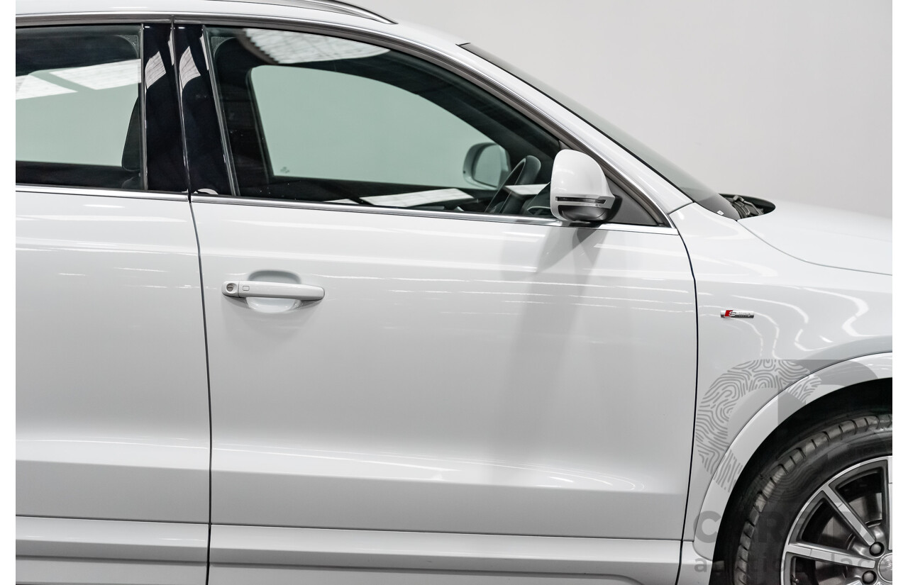 5/2018 Audi Q3 2.0 TDI Sport S-Line Pack Quattro AWD (135kw) 8U MY18 4d Wagon White Turbo Diesel 2.0L