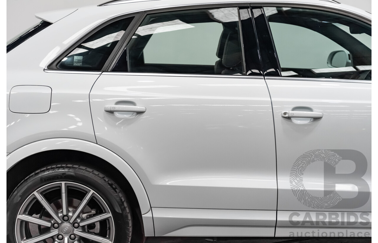 5/2018 Audi Q3 2.0 TDI Sport S-Line Pack Quattro AWD (135kw) 8U MY18 4d Wagon White Turbo Diesel 2.0L