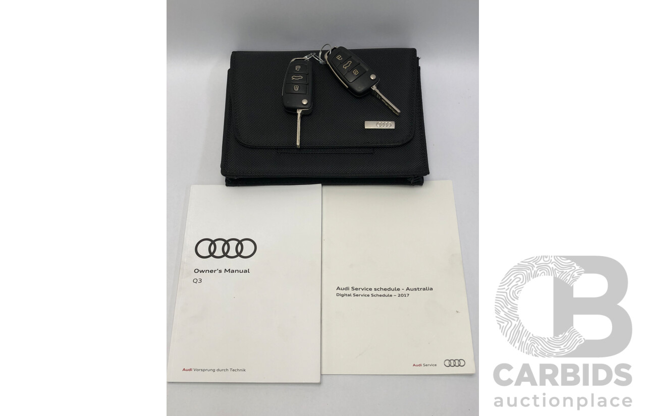 5/2018 Audi Q3 2.0 TDI Sport S-Line Pack Quattro AWD (135kw) 8U MY18 4d Wagon White Turbo Diesel 2.0L