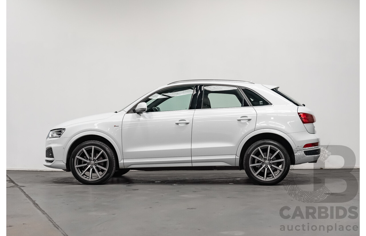 5/2018 Audi Q3 2.0 TDI Sport S-Line Pack Quattro AWD (135kw) 8U MY18 4d Wagon White Turbo Diesel 2.0L