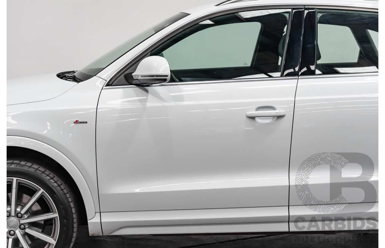 5/2018 Audi Q3 2.0 TDI Sport S-Line Pack Quattro AWD (135kw) 8U MY18 4d Wagon White Turbo Diesel 2.0L