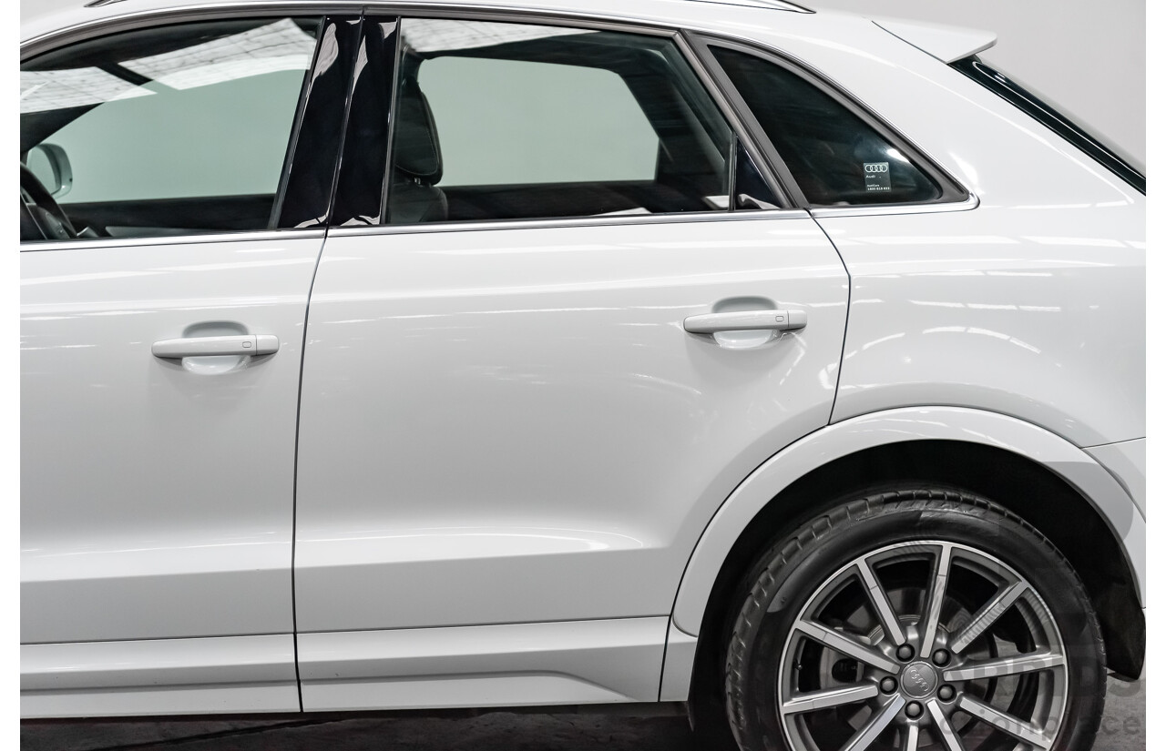 5/2018 Audi Q3 2.0 TDI Sport S-Line Pack Quattro AWD (135kw) 8U MY18 4d Wagon White Turbo Diesel 2.0L