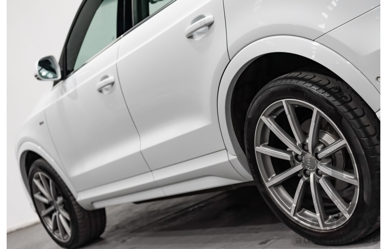 5/2018 Audi Q3 2.0 TDI Sport S-Line Pack Quattro AWD (135kw) 8U MY18 4d Wagon White Turbo Diesel 2.0L