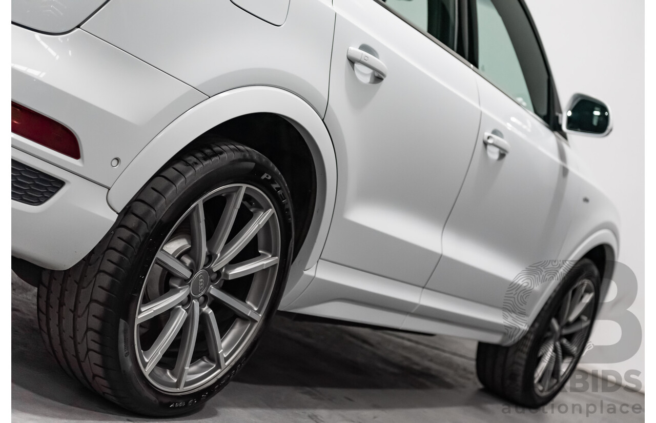 5/2018 Audi Q3 2.0 TDI Sport S-Line Pack Quattro AWD (135kw) 8U MY18 4d Wagon White Turbo Diesel 2.0L