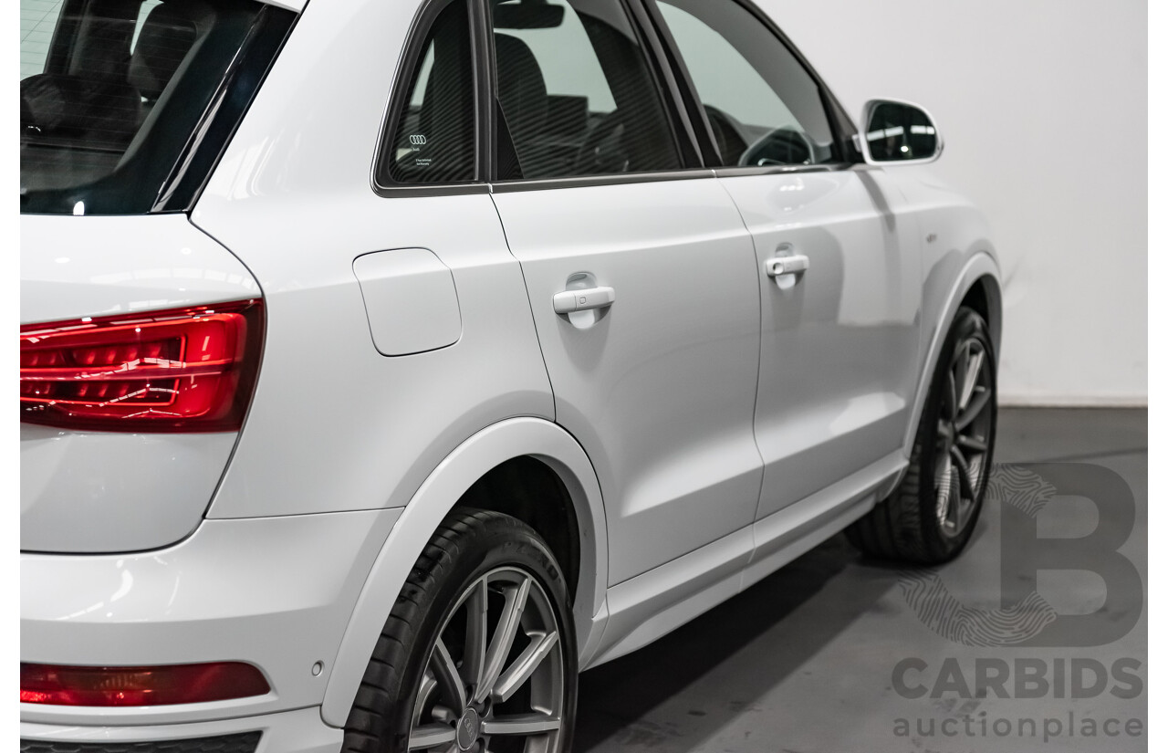 5/2018 Audi Q3 2.0 TDI Sport S-Line Pack Quattro AWD (135kw) 8U MY18 4d Wagon White Turbo Diesel 2.0L