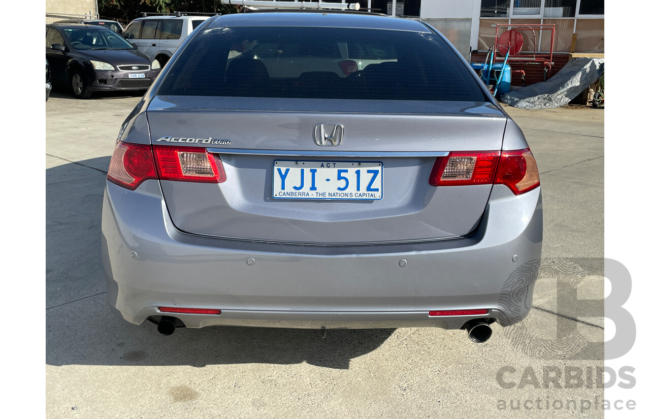 7/2012 Honda Accord EURO Luxury 10 MY12 4d Sedan Silver 2.4L