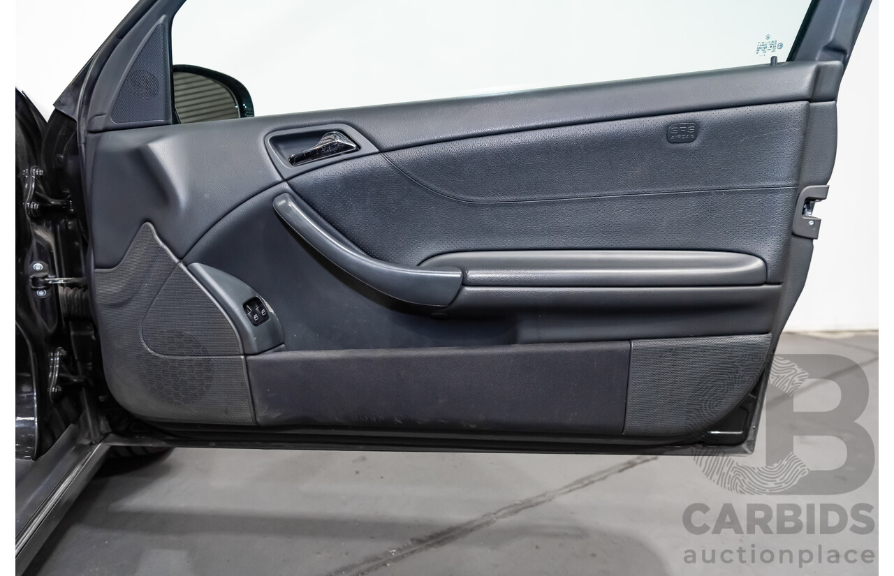 12/2002 Mercedes-Benz C200 Kompressor CL203 2d Coupe Obsidian Black Supercharged 1.8L