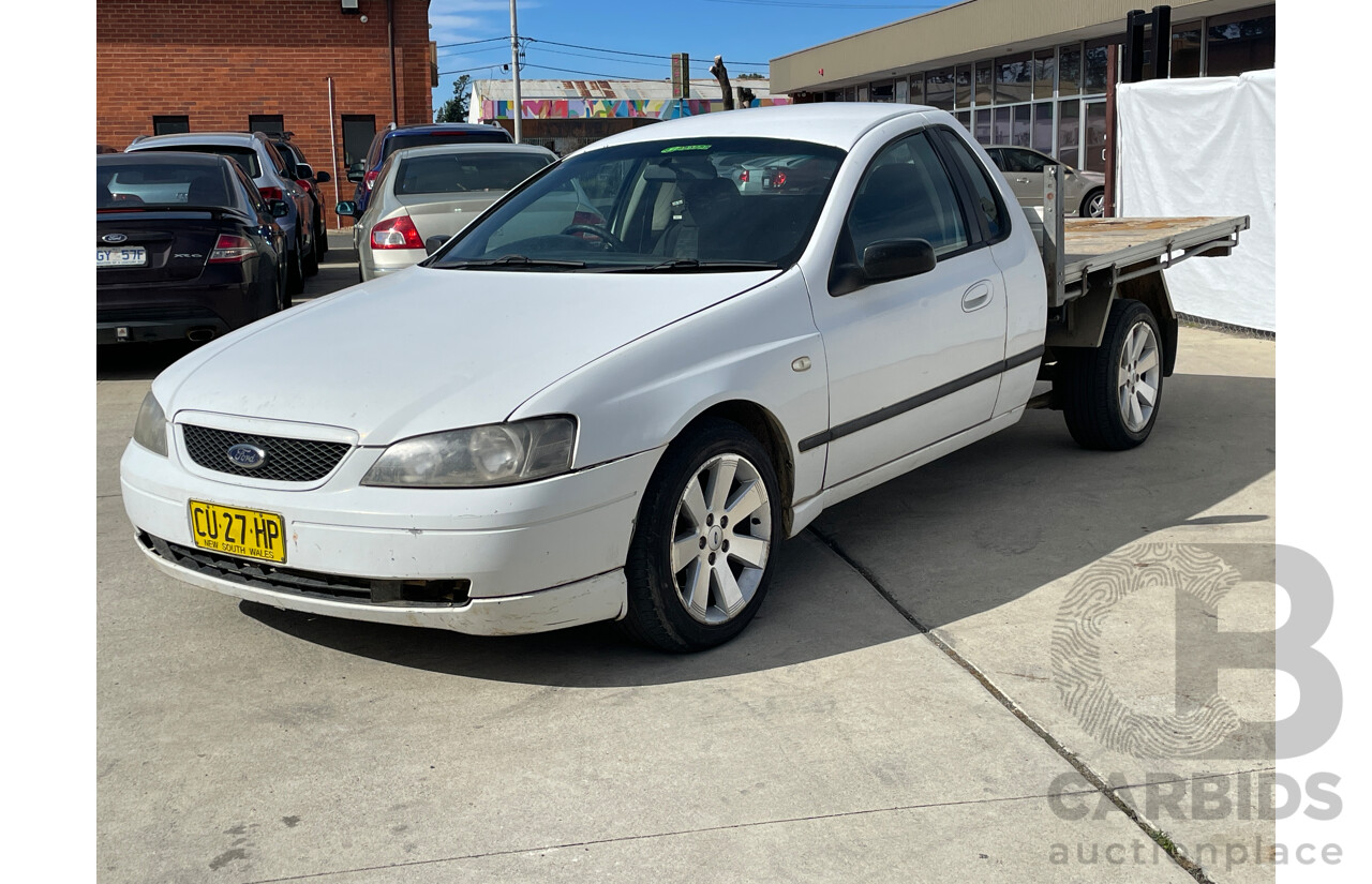 3/2003 Ford Falcon XLS BA C/Chas White 4.0L