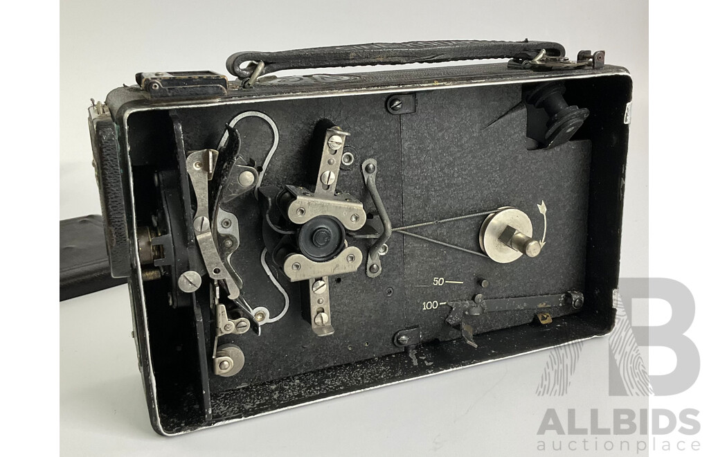 Vintage Kodak Cine Model B 16mm Film Camera with Original Case, Made in USA