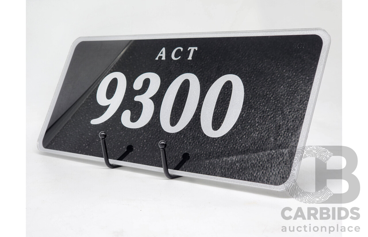 ACT 4 Digit Numerical Motor Vehicle Number Plate - 9300