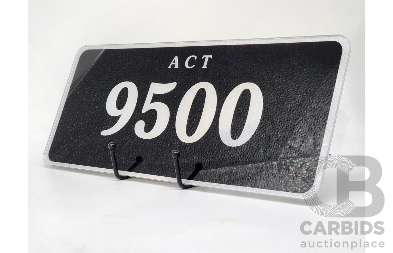 ACT 4 Digit Numerical Motor Vehicle Number Plate - 9500