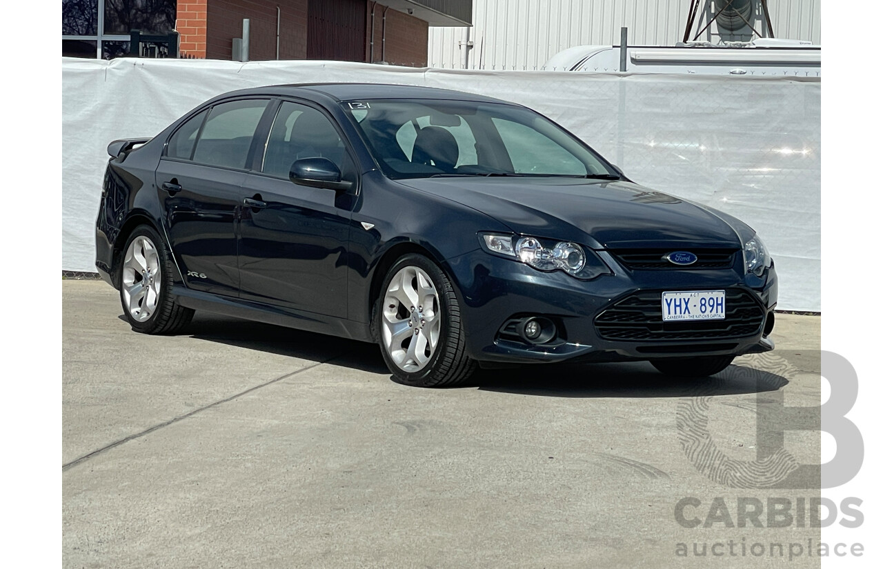 12/2011 Ford Falcon XR6 FG MK2 4d Sedan Blue 4.0L