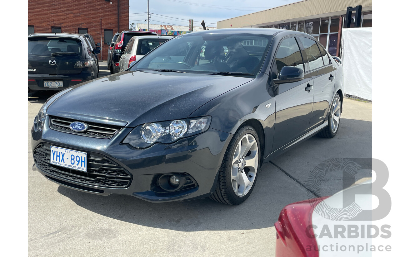 12/2011 Ford Falcon XR6 FG MK2 4d Sedan Blue 4.0L