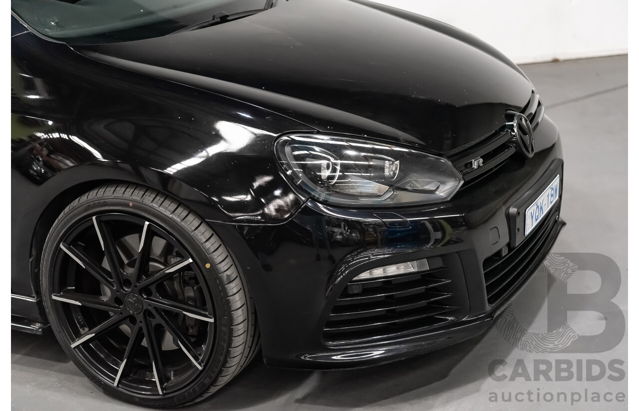 10/2011 Volkswagen Golf R (AWD) MK6 1K MY12 5d Hatchback Black Turbo 2.0L - Stage 2 Tuned