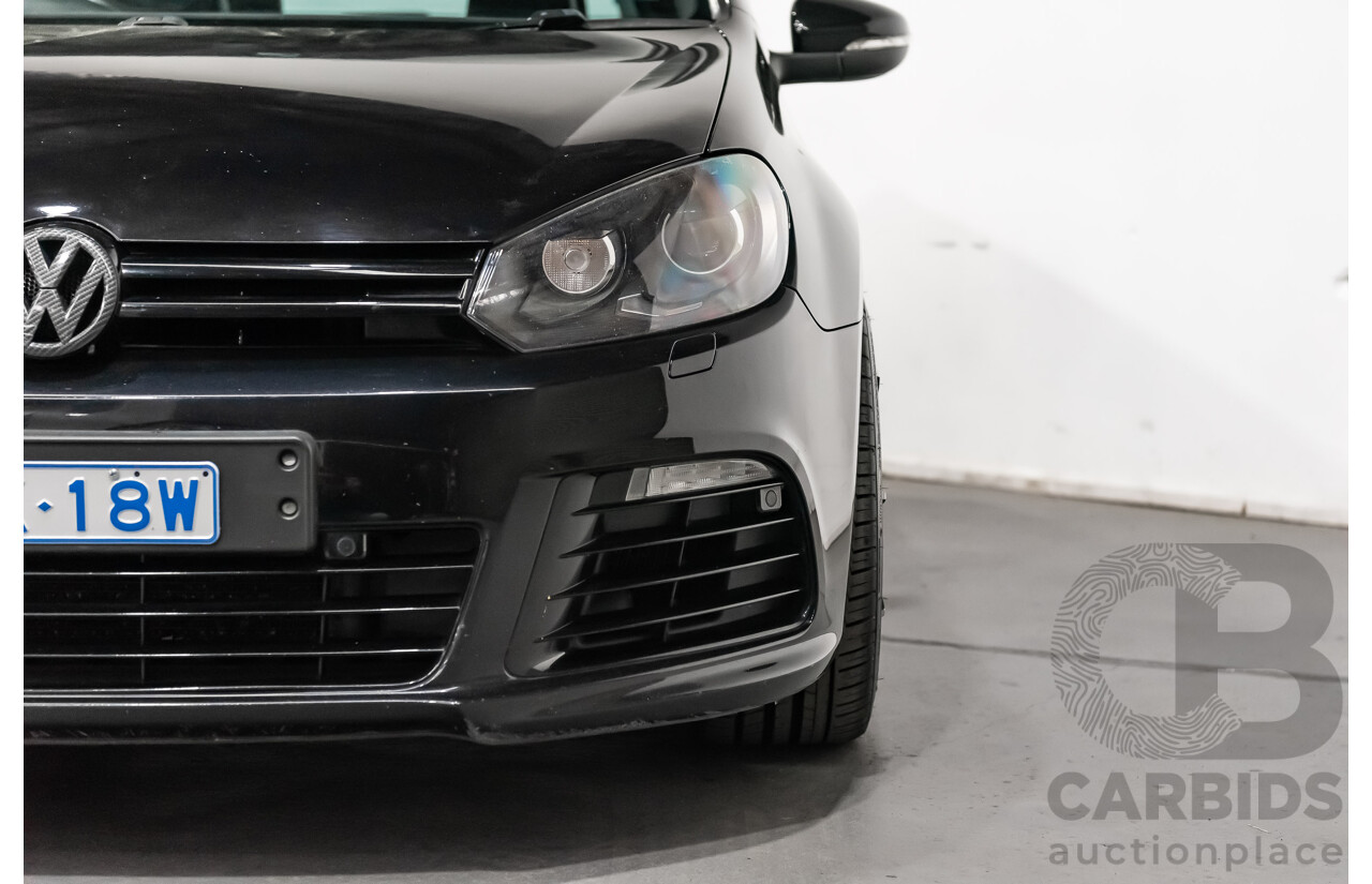 10/2011 Volkswagen Golf R (AWD) MK6 1K MY12 5d Hatchback Black Turbo 2.0L - Stage 2 Tuned