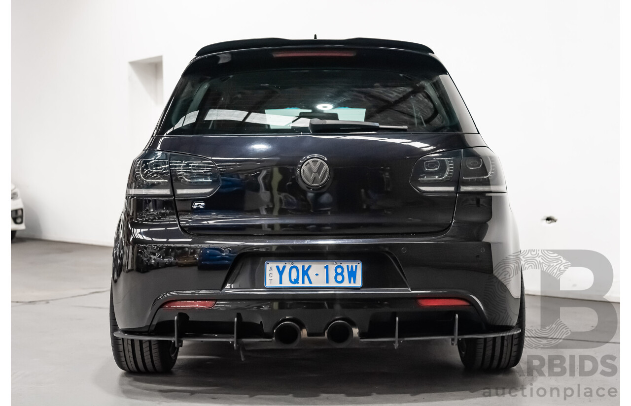 10/2011 Volkswagen Golf R (AWD) MK6 1K MY12 5d Hatchback Black Turbo 2.0L - Stage 2 Tuned