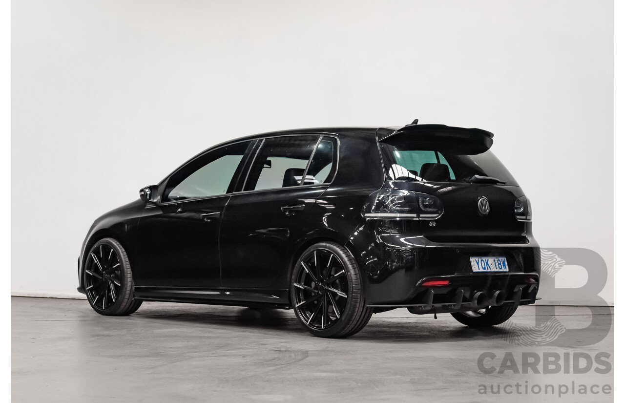 10/2011 Volkswagen Golf R (AWD) MK6 1K MY12 5d Hatchback Black Turbo 2.0L - Stage 2 Tuned