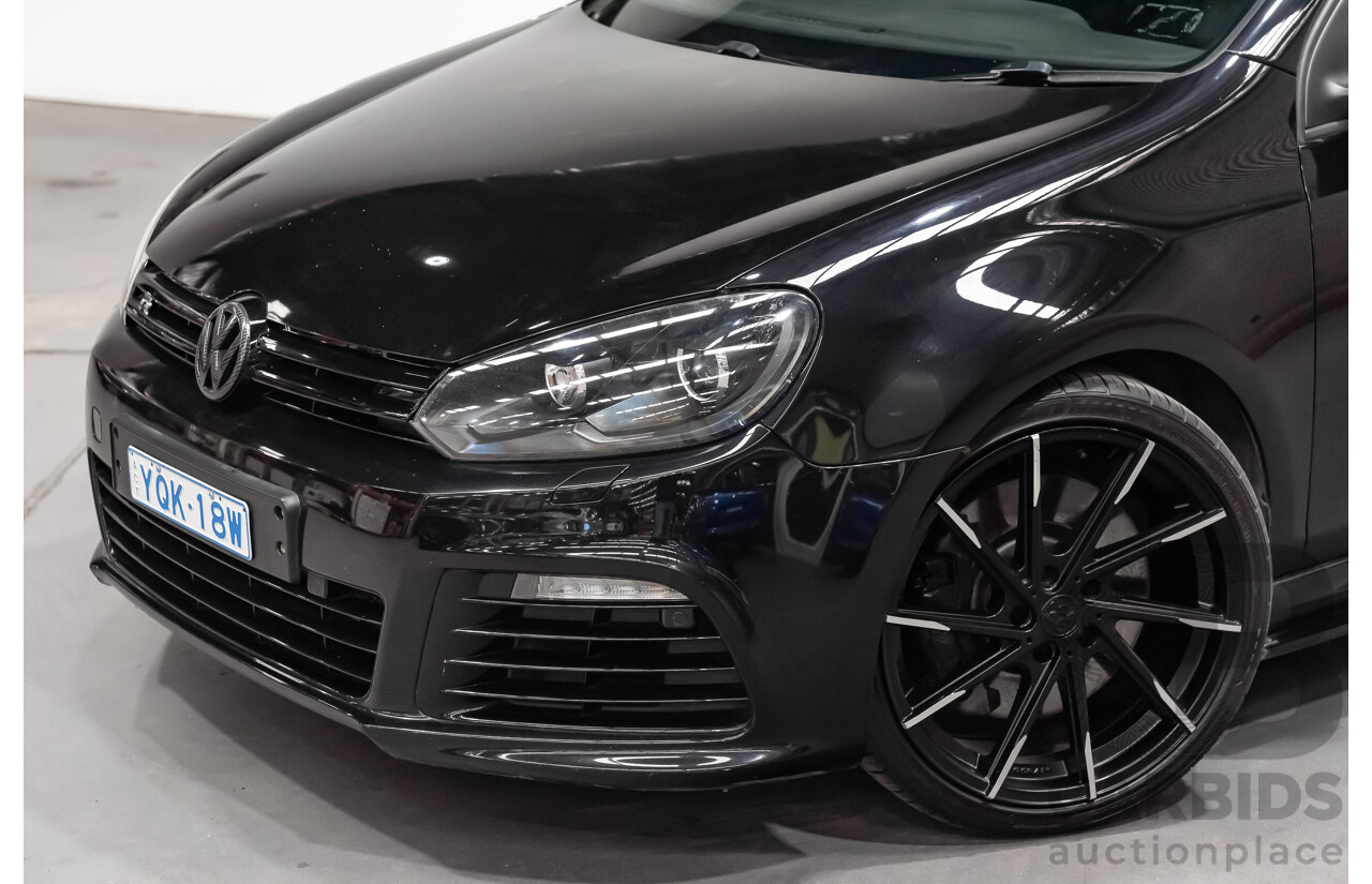 10/2011 Volkswagen Golf R (AWD) MK6 1K MY12 5d Hatchback Black Turbo 2.0L - Stage 2 Tuned